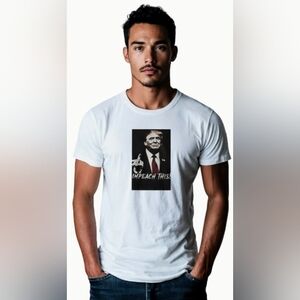 White Graphic Men's T-Shirt